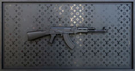 louis vuitton ak 47 schilderij|GHOST ART .